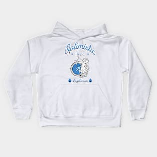 Zodiac attributes: Sagittarius white Kids Hoodie